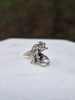 Vintage Bell Trading Post Gold Panner Sterling Silver Charm Prospector Mining
